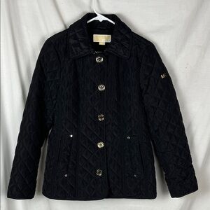 MICHAEL Michael Kors Black Lightweight Quilted Women's Coat
